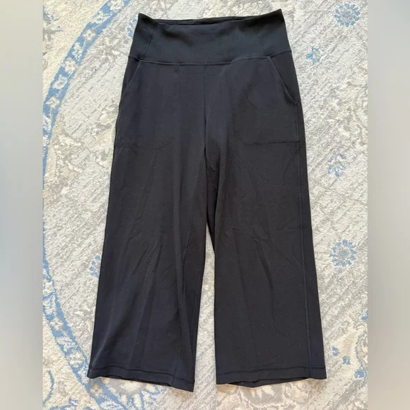Lululemon Align Wide Leg Crop 23" Black - Picture 6 of 11